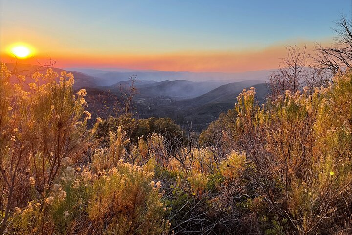 Sunset over the Tuolumne River Canyon